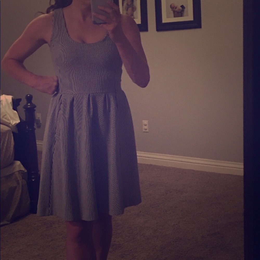 Banana Republic dress (navy&white)
